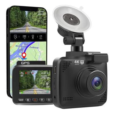 China Super NIGHT VISION Amazon Bestselling Dash Cam 4K 3840*2160P IMX335 Night Vision Dash Cam with GPS and WIFI Improve for r2-4k wick dash cam for sale