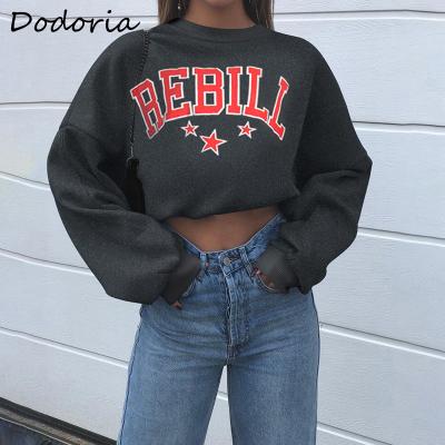 China 2022 Anti-Wrinkle Apparel Cotton Fleece Women's Logo Crewneck Sweatshirt Jumper Oversize Custom Prints Sweater for sale