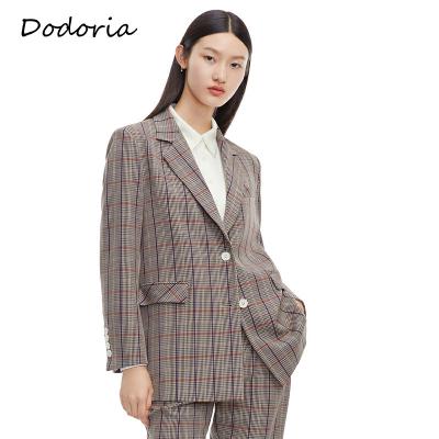 China New Fashion Anti-wrinkle Women's Business Clothing Ladies Formal Suit With Blazer OEM&ODM Custom Made for sale