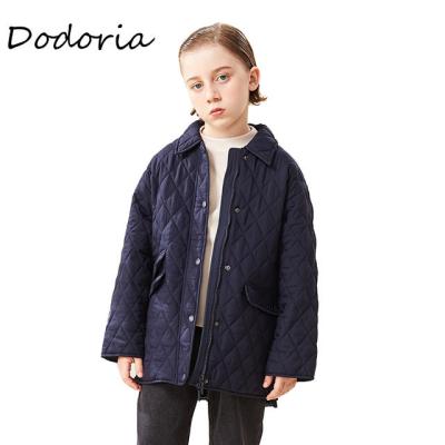 China Wholesale Customized Waterproof Boys Coat Cotton-padded Boy's Jacket Kids Quilted Jacket Long for sale