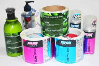 China OEM Body Wash Labels Hand Wash Bottle Stickers Flexo Printing for sale