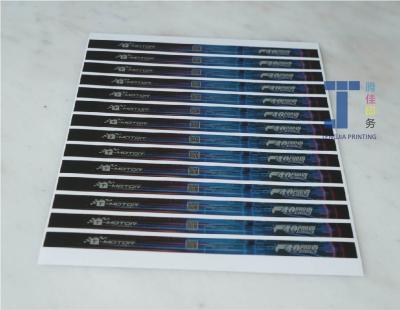 China Fade Resistant Glossy Printable Metallic Labels Personalised Metallic Stickers for sale