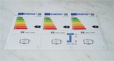 China Energy Identifications Electronic Product Sticker flame Retardant for sale