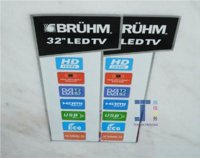 China Chemical Resistant Electronic Product Sticker With Customized Thickness Shape Options for sale