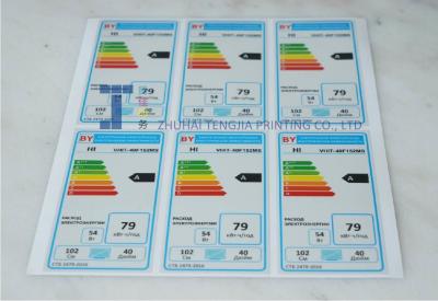 China Removable Adhesive Electronic Product Sticker with Digital Printing for sale