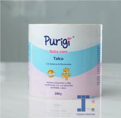 China Waterproof PET Shampoo Sticker Label Customized For Your Needs for sale