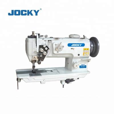 China Garment Shops Big Hook JK1565 Split Needle Bar Compound Double Needle Fodder Sewing Machine for sale