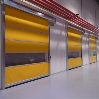 China Modern PVC Rolling Shutter Door High Speed ​​Fold Up Doors for sale