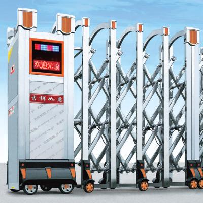 China Industrial Automatic Sliding Electric Retractable Barrier Driveway Gate for sale