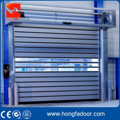 China Industrial ALUMINUM FAST SPIRAL UP DOOR TURBO HIGH SPEED ROLL DOOR for sale