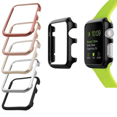 China Not Specified Aluminum Metal Frame Bumper Case For Apple Watch iWatch 3 2 1 Protector 42mm 38mm for sale