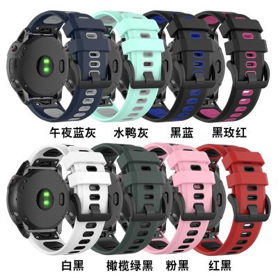 China Silicone Adjustable Watch Band For Garmin Fenix ​​6X Quick Release Strap Easy Fit Strap For Garmin Fenix ​​6X for sale