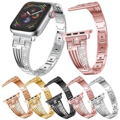 China Fanshion Premium Metal Watch Strap Strap For Apple Watch Bands Strap iwatch Series 4 3 2 1 for sale