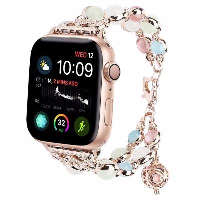 China New Fanshion Cast Luminous Strap For Apple Watch Jewelry Strap Replacement Band For Iwatch for sale