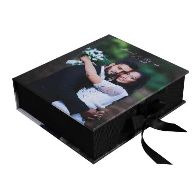 China Photo handmade paper box to hold wedding photos display box for photo print box for sale