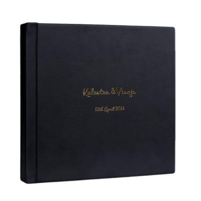 China Wedding Gift Cover Photo Album Leather Handmade Wedding Photo Albums for sale