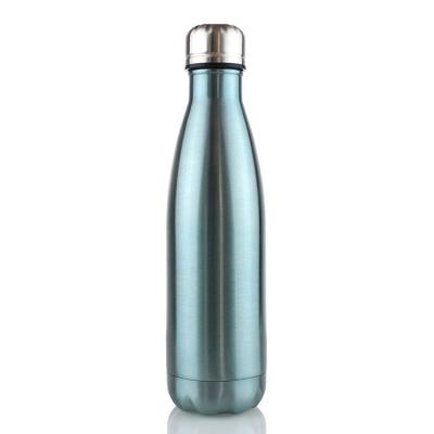 China 500ml Vacuum Flasks Sustainable Cola Shape Fitness Thermos Sports Bottle Stainless Steel Water Bottle With Custom Logo for sale