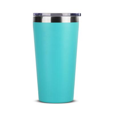 China 16oz Tumbler Stainless Steel Insulated Stocked Mug With Lid Double Wall Vacuum Coffee Travel Mug For Travel for sale