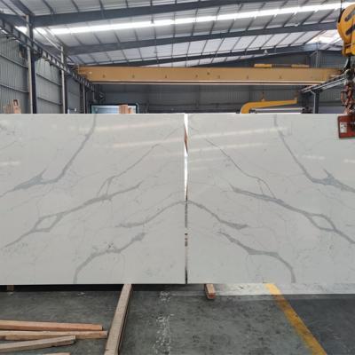 China Modern Pound Assorted Factory Price Artificial Stone Beautiful Hot Selling Veins Calacatta Quartz for sale