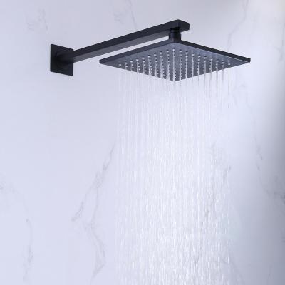 China Without Slide Bar China Manufacture Customized Commercial Wall Mount Faucet Bathroom Shower Kit Rainfall Top Shower Set Wholesale for sale