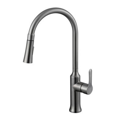 China Hot Selling LEAD FREE Brushed Modern Design OEM Service Lead Free Kitchen Sink Taps Faucets Use For Home for sale