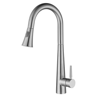 China Newest Modern Design Hot Sale Modern Design OEM Service Kitchen Sink Water Faucet Brushed Faucets Use For Home for sale