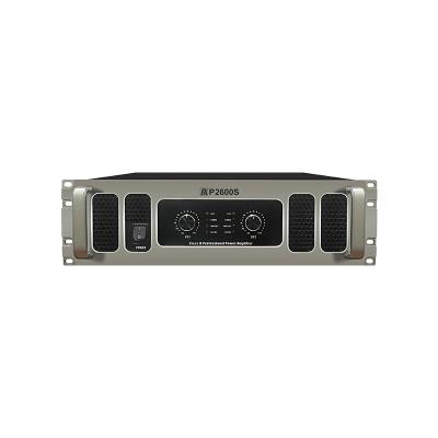 China Yes P Series 3U Power Amplifier P2600S Power Amplifier Bestselling High Quality New Power Amplifier for sale