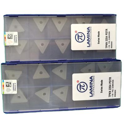 China Fine Finishing Swiss Made Turning Inserts TPKN2204PDTR LT30 Carbide Insert for sale