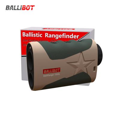 China Measure Distance and Then Calculate Area Volume Pythagoras BALLIBOT 1500m Long Distance Ballistic Laser Rangefinder with 4DOF Ballistic Calculator for Wind Input Holdover Scope Reticle for sale