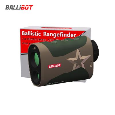 China Measure Distance and Then Calculate Area Volume Pythagoras BALLIBOT 3in1 Laser Rangefinder 1500m with Wind Input Live Weather Senor Holdover Scope Reticle Ballistic Calculator for Hunting for sale