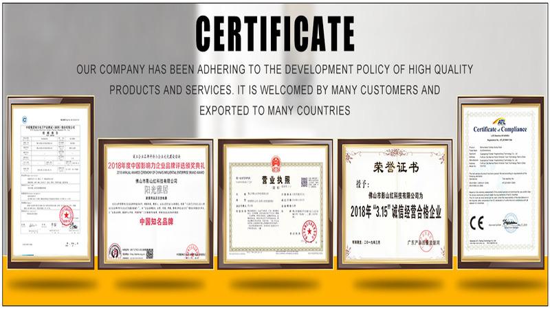 Verified China supplier - Foshan Yingshanhong Technology Co., Ltd.