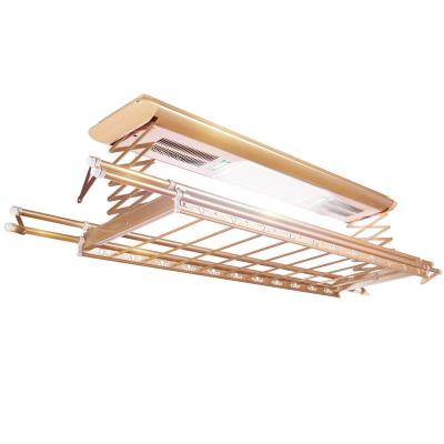 China Multifunctional Automatic Heated Ceiling Mounted Hanging Electric Clothes Rack for sale