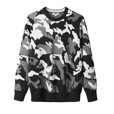 China 2021 Autumn Winter Clothing Camouflage Design Jumper Mens Knit Pullover Anti-wrinkle Men Sweater Sweater for sale