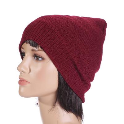 China Autumn and winter fashionable unisex knitted hats sports fashion cheap hats for knitting skullcap for sale