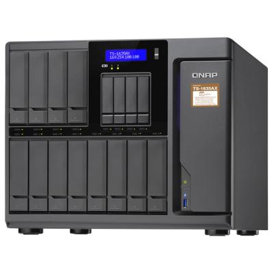 China With power supply qnap TS-1635AX-8G 16 array NAS network storage enterprise-class large capacity NAS, camera monitoring storage, file storage for sale