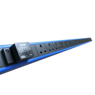 China Aluminum Alloy Zituo Intelligent Ip 0u 19 Ways Uk Rack Mount Pdu With Power Indicator Light for sale