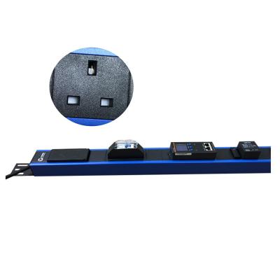 China Aluminum Alloy High Quality 0u 19 Outlet Uk Aluminum Rack Power Strip Pdu Socket For Funiture And Radio Sound for sale