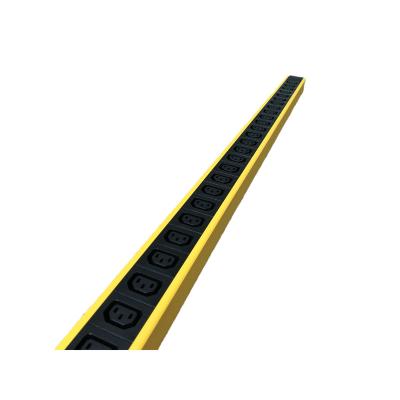 China Aluminum Alloy Clever Pdu Metered Pdu 1.5u Iec C13 Smart Monitor Pdu Ip For Computer Center Idc for sale