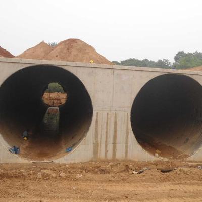 China Leisure Facilities Overall Project Contracting Corrugated Steel Arch Culvert , Corrugated Steel Culvert Pipe for sale