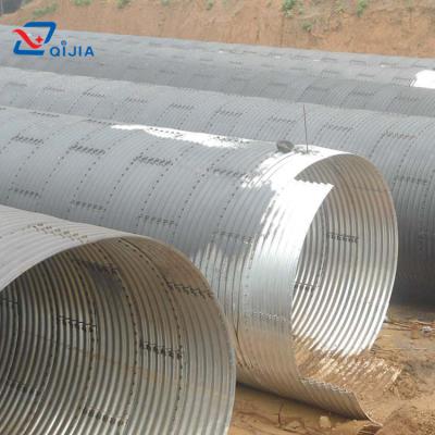 China Structure Pipe 15 Years Corrugated Steel Pipe Culvert Drainage Hot Sale Factory Culvert for sale