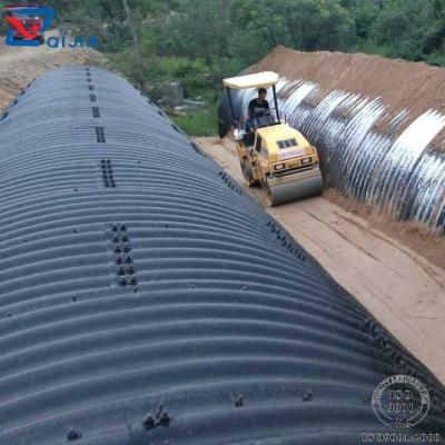 China Structure Pipe Corrugated Steel Pipe Corrugated Bunker Steel Pipe Bridge for sale