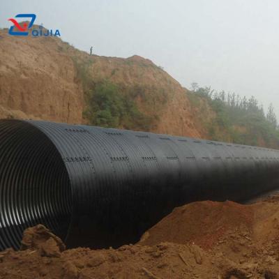 China Structure Pipe Galvanized Corrugated Steel Culvert Pipe For Underpasses And Small Shelter for sale