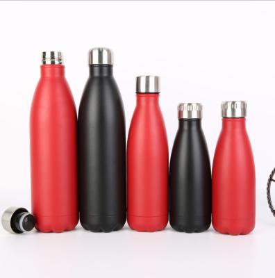 China Viable High Quality Custom Critical Logo Cola Shape Bottle Stainless Steel Sublimation Water Bottle Double Wall Insulated Vacuum for sale