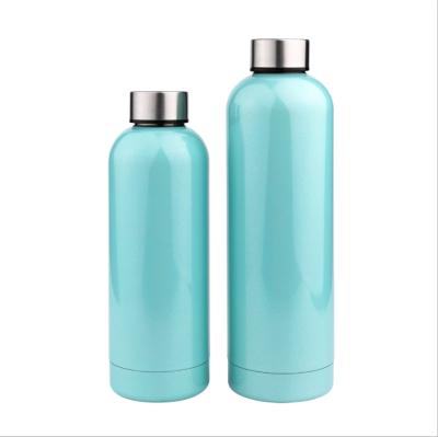 China 500-600ml popular viable wholesale outdoor portable frosted insulated stainless steel water sports bottle vacuum cup for sale