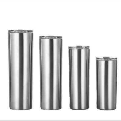 China Wholesale 20oz 30oz Disposable Sublimation Stainless Steel Tumbler Straight Lean for sale