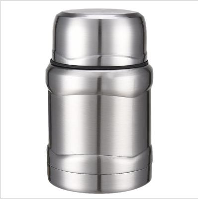 China Business Factory Selling Stainless Steel Thermos Lunch Box Vacuum Food Flask Thermos Flask Food Jar With Spoon for sale