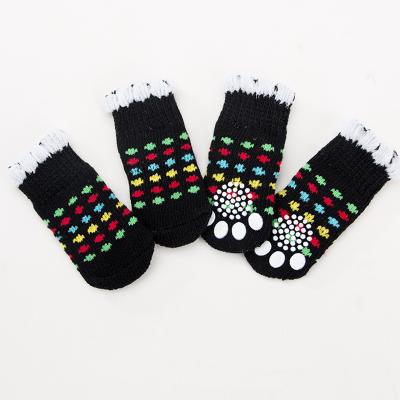 China Viable Custom Logo Design Breathable Novelty Pet Shoe Socks For Dogs Cats Pet Sock for sale