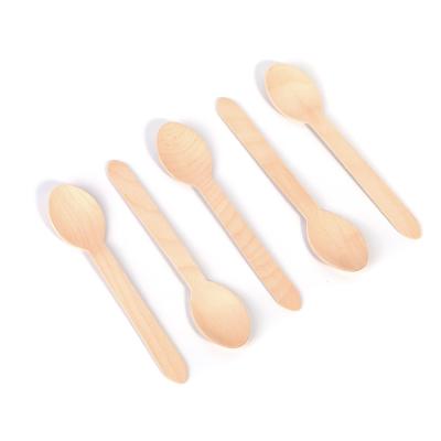 China High Quality Cheap Hot Sale Disposable Disposable Wooden Spoon High Quality Safe And Degradable Nice Tea for sale