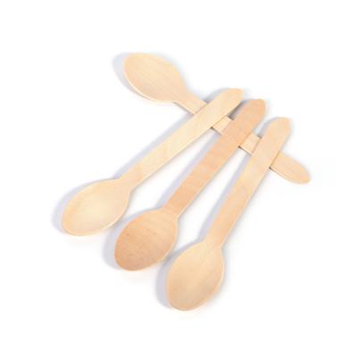 China Viable Wholesale Custom Made High Quality Small Whole Set Factory Factory Tiny Wooden Spoon of Scoop for sale