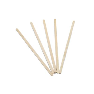 China Good Quality Minimalist Disposable Natural Wooden Bamboo Stirrer Coffee Stick Stirrer for sale